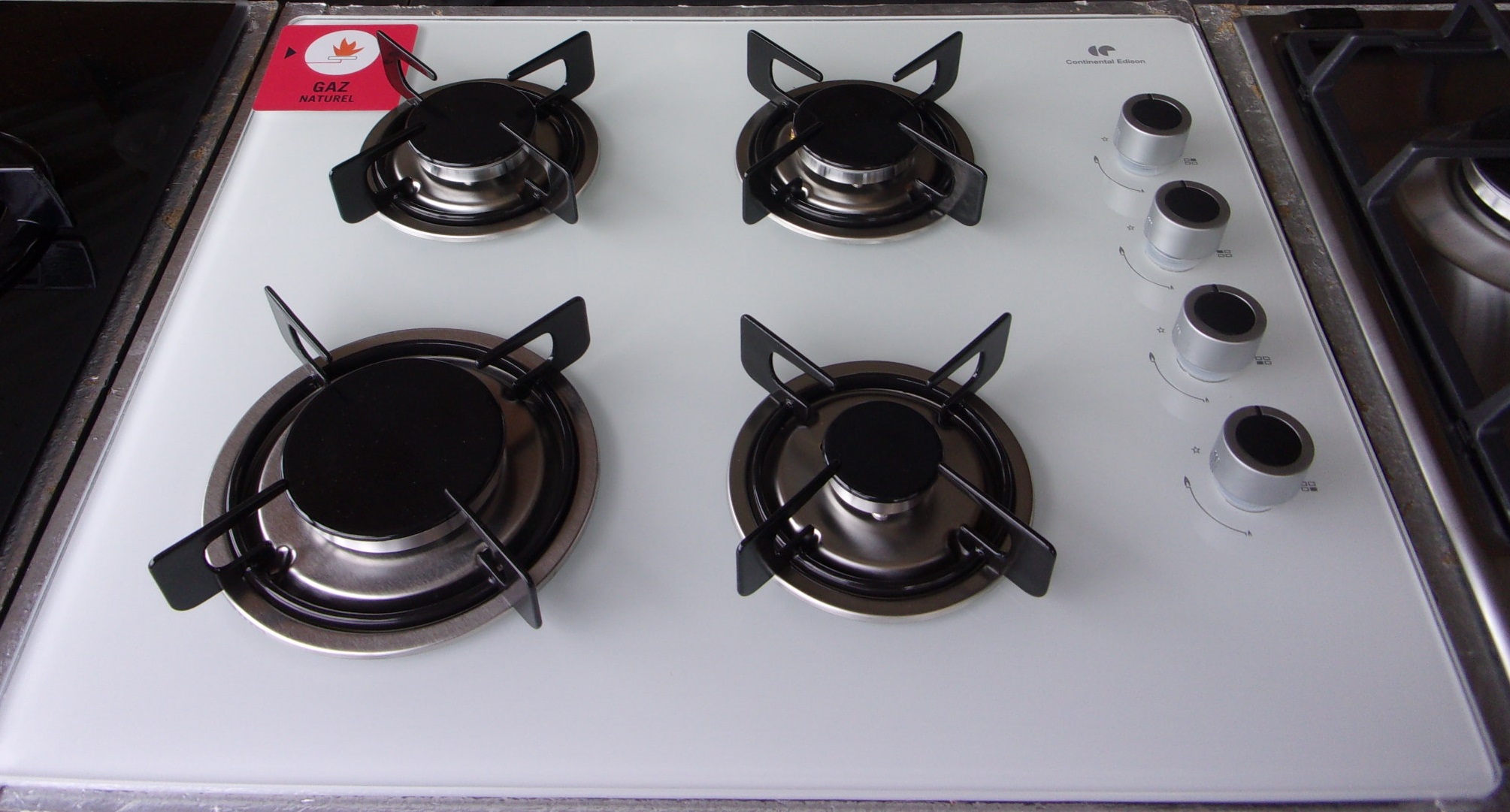 Plaque Tout Gaz 4 Feux CONTINENTAL EDISON Envie Anjou