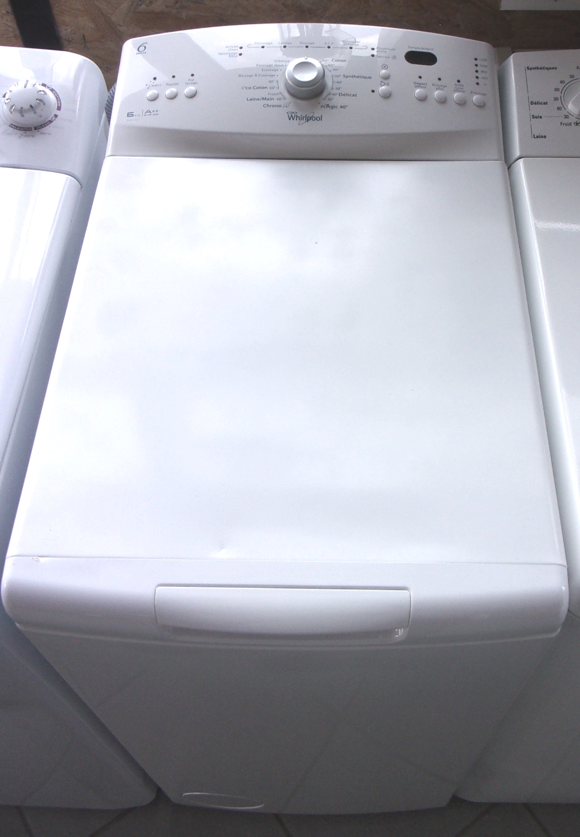 Lave Linge Top 6 Kg WHIRLPOOL Envie Anjou