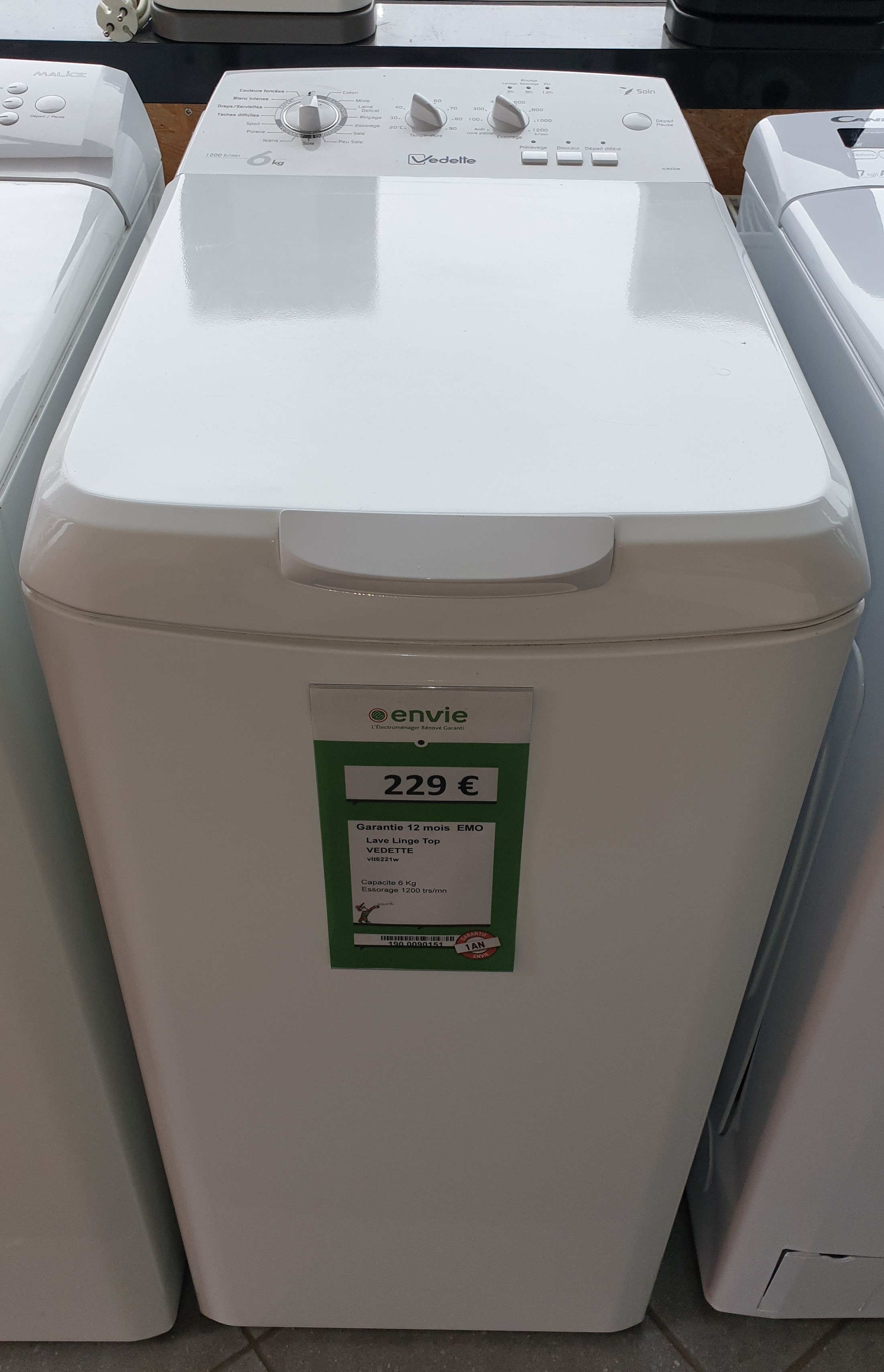 Machine Laver Vedette 6kg