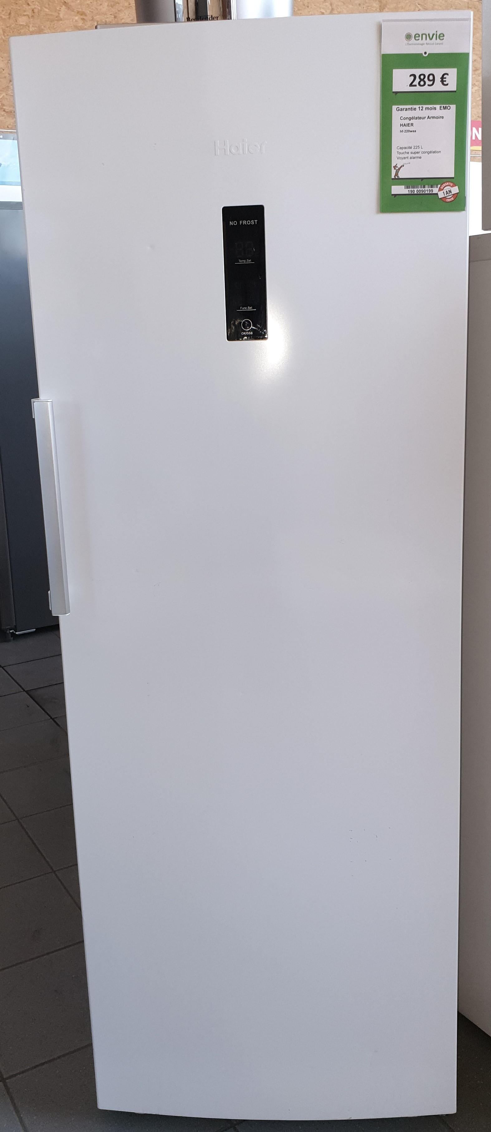 Congélateur Armoire 225L HAIER Envie Anjou