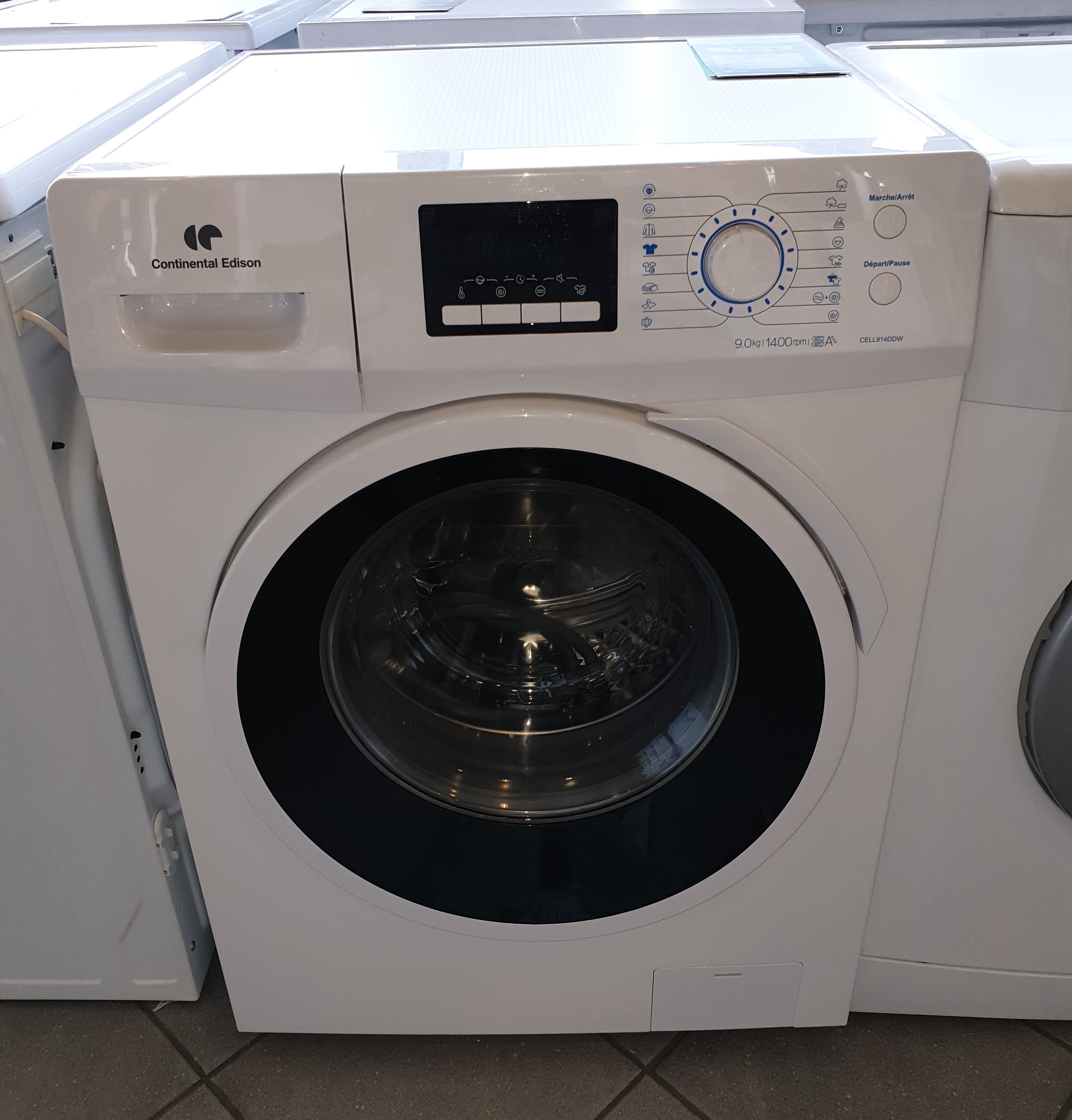Lave Linge Hublot 9Kg CONTINENTAL EDISON Envie Anjou