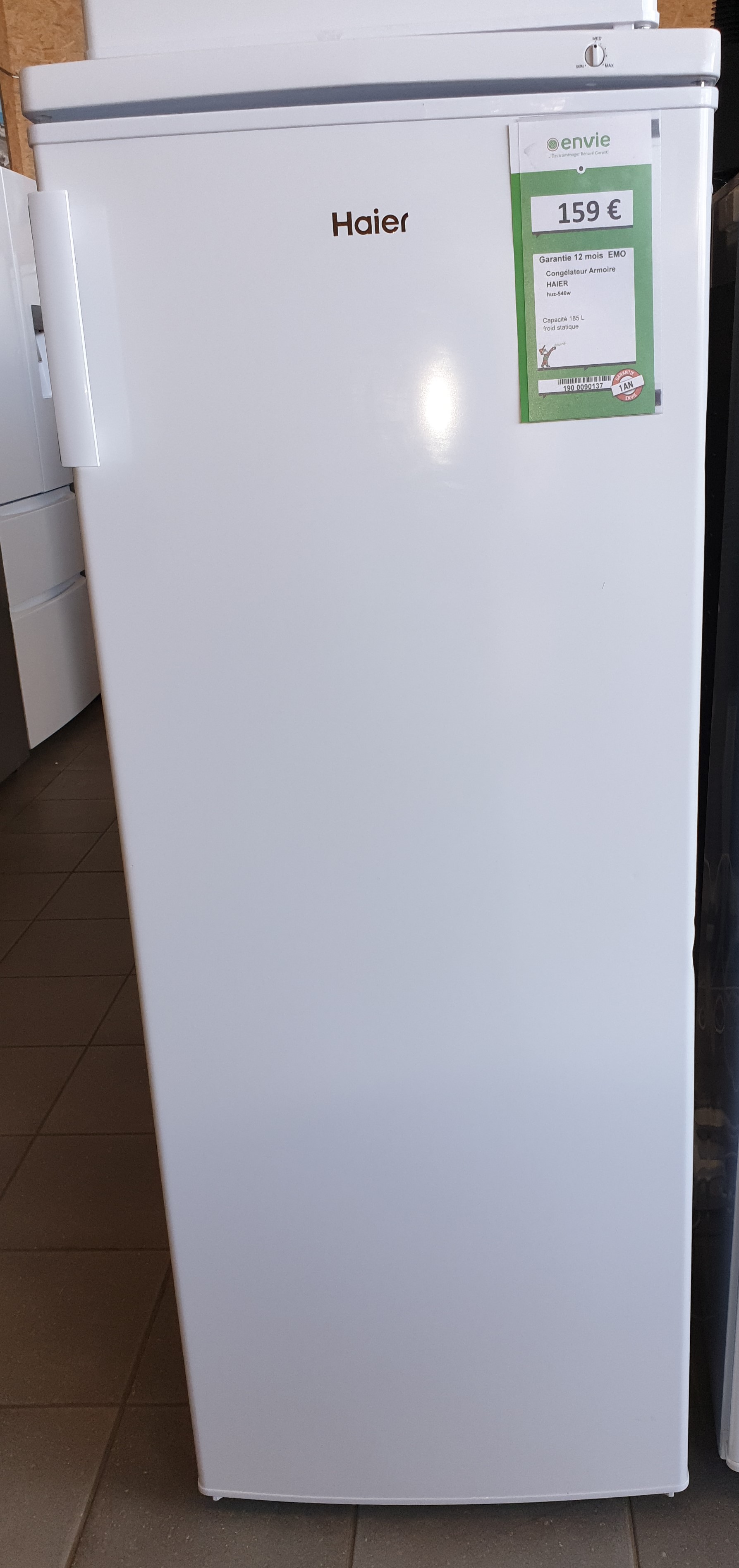 Congélateur Armoire 185L HAIER Envie Anjou