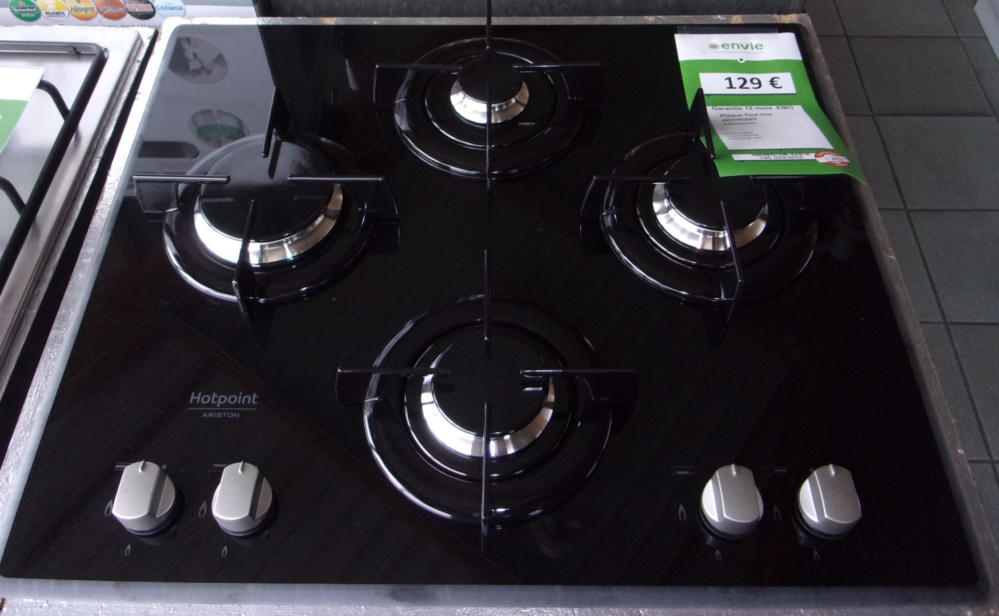 Plaque Tout Gaz 4 Feux HOTPOINT Envie Anjou