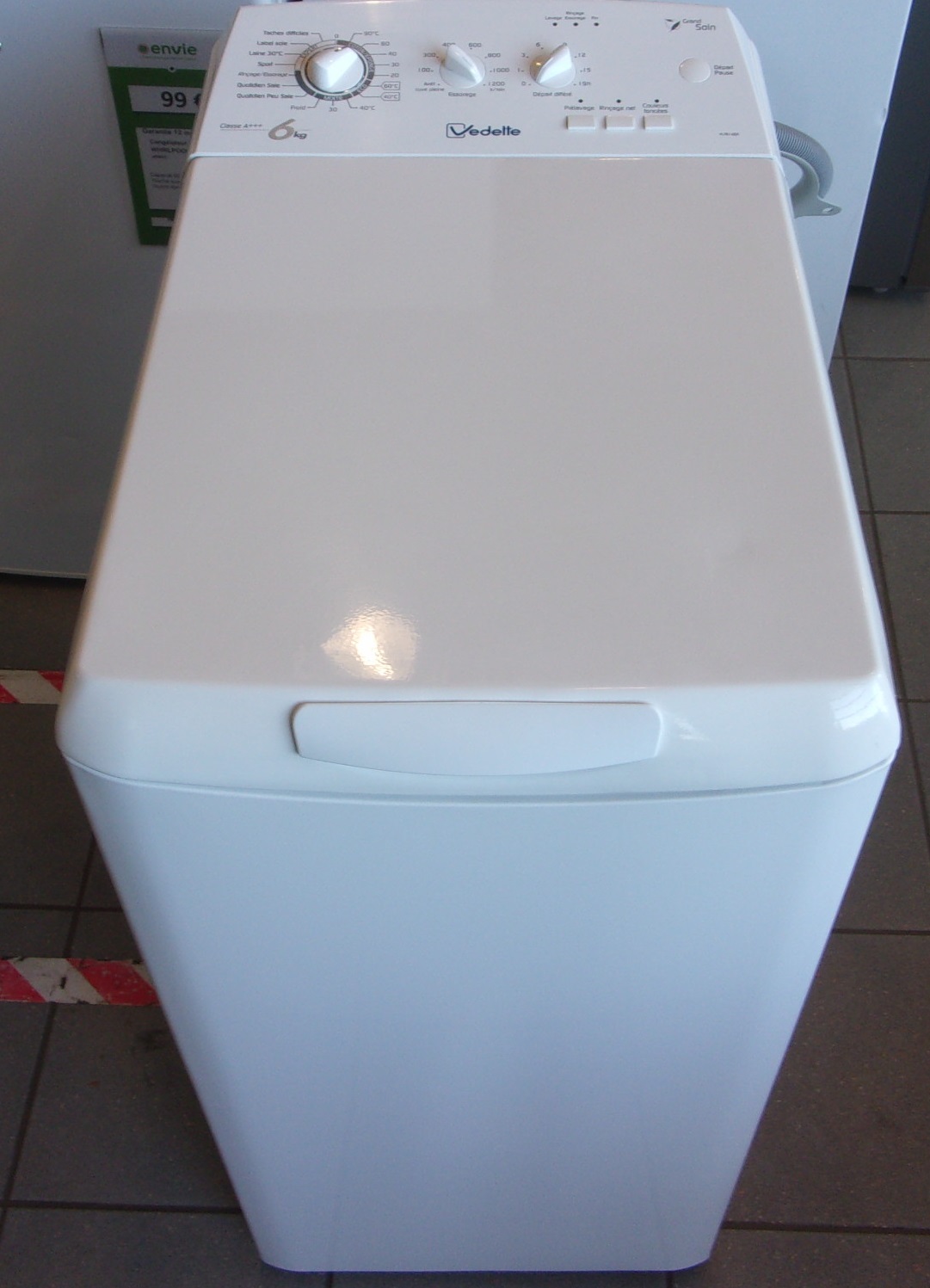 Machine à Laver Vedette 6kg Mode D'emploi