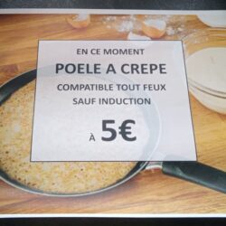 Poeles à crêpes tous feux sauf induction