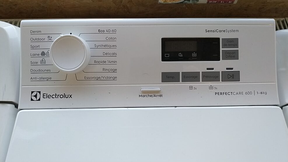 Lave Linge Ouverture Dessus Electrolux