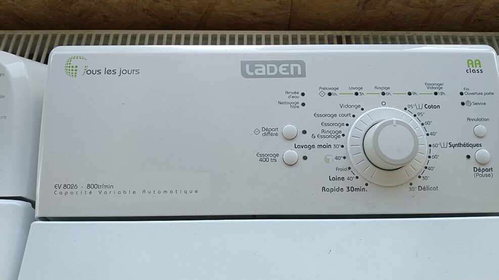 Lave Linge Ouverture Dessus Laden