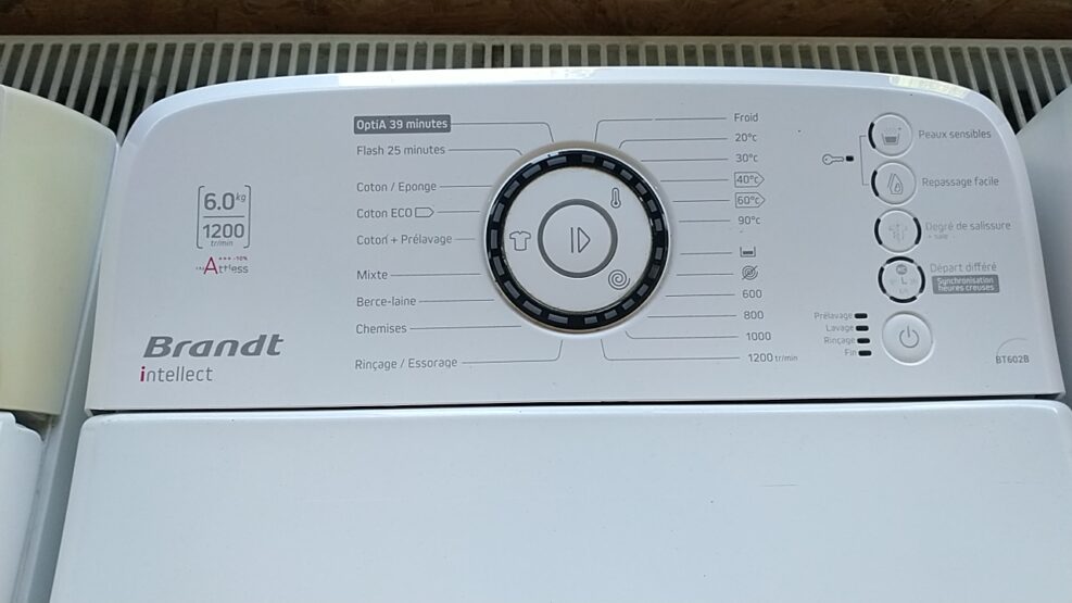 Lave Linge Ouverture Dessus Bandt