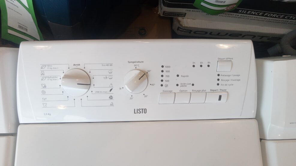 Lave linge TOP listo