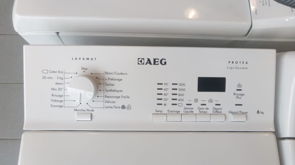 Lave linge top AEG