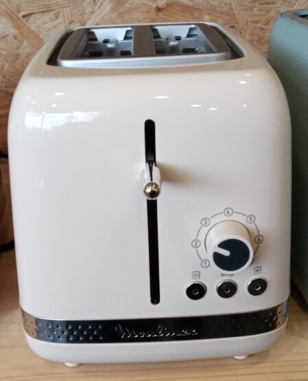 Grille pain Moulinex design rétro‑élégant (collection Soleil)