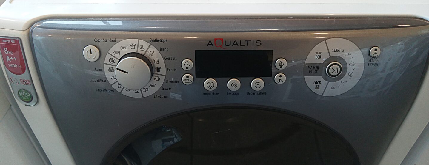 Lave linge Hublot HOTPOINT