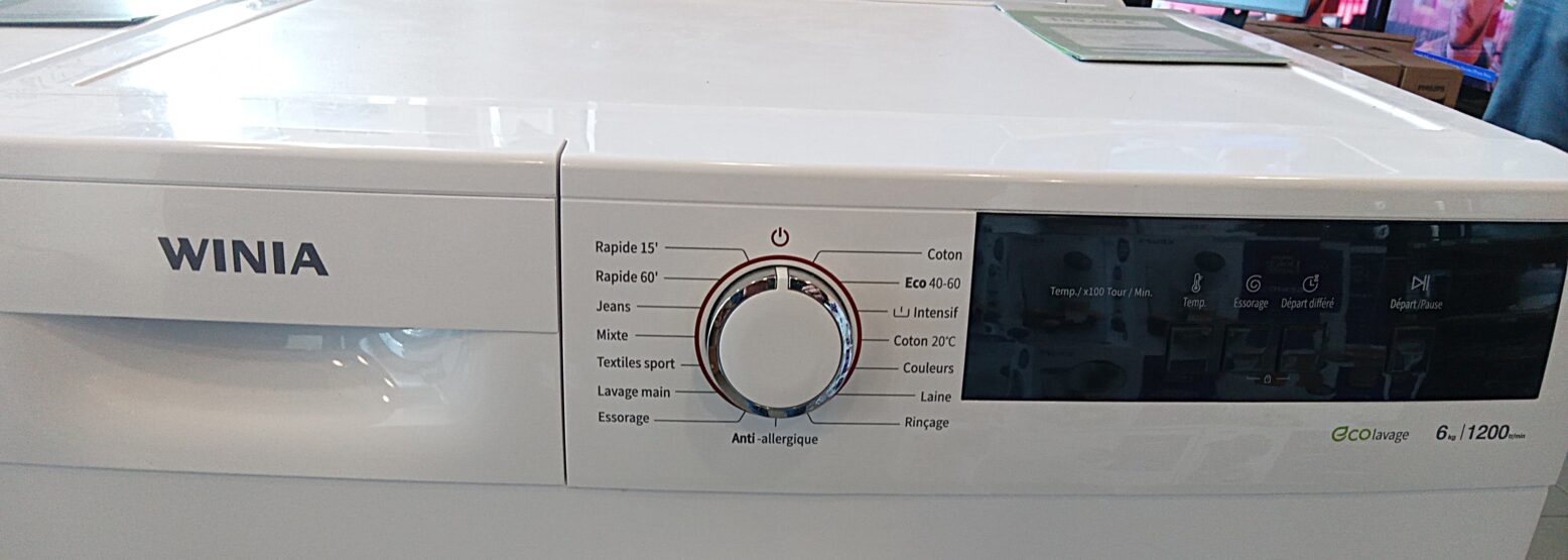 Lave linge Hublot WINIA