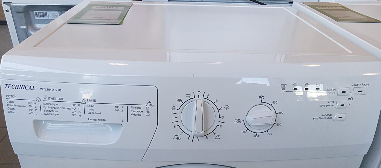 Lave- linge Hublot TECHNICAL