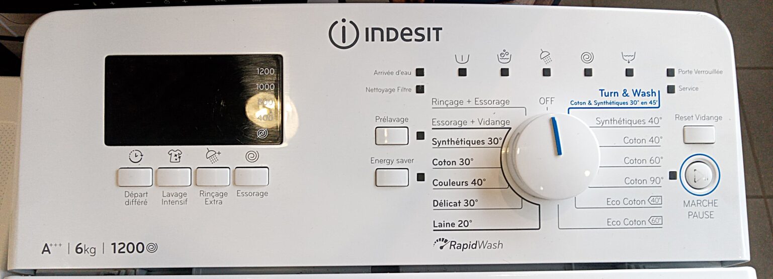 Lave linge TOP INDESIT