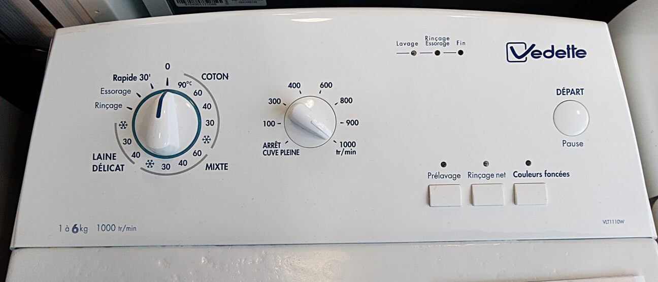 Lave linge TOP VEDETTE