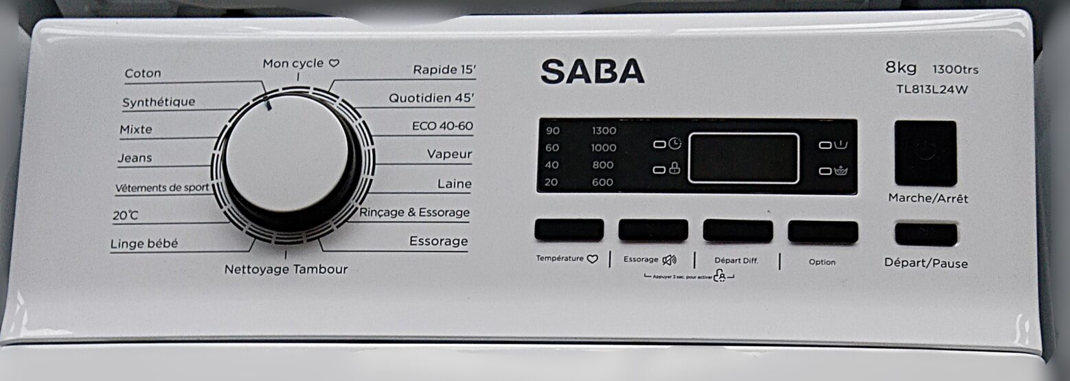 Lave-Linge Top SABA