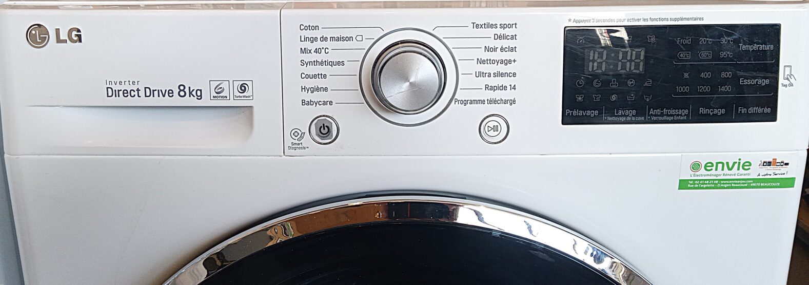 Lave Linge Hublot LG