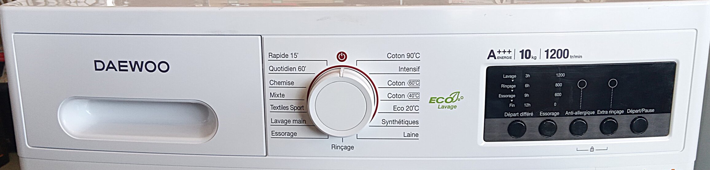 Lave Linge Hublot DAEWOO