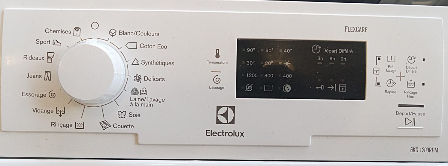 Lave Linge TOP ELECTROLUX
