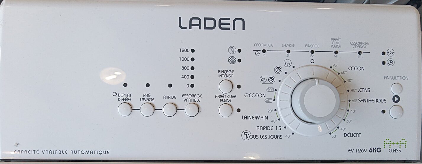 Lave Linge TOP LADEN