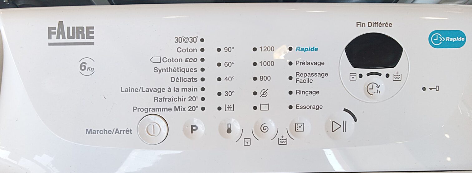 Lave linge TOP FAURE