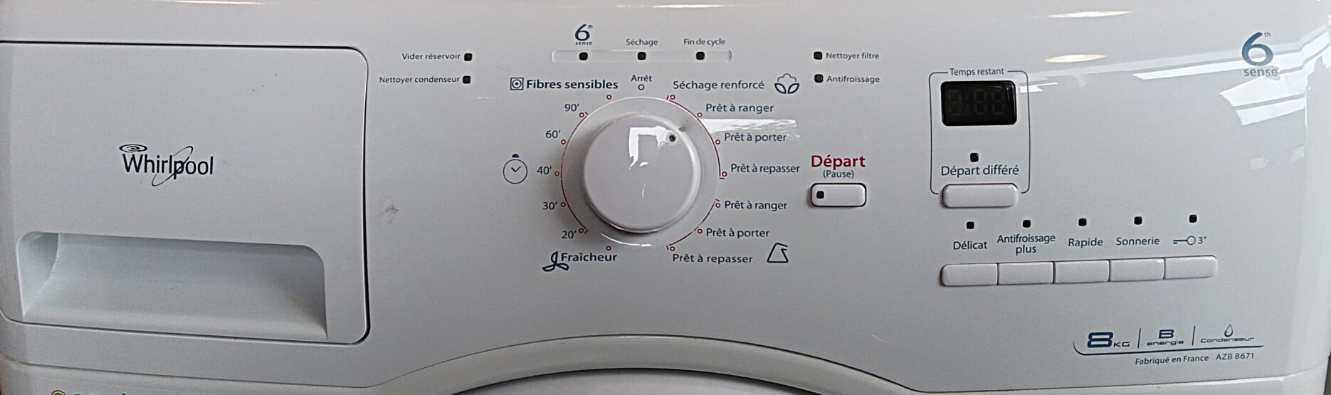 Sèche linge WHIRLPOOL