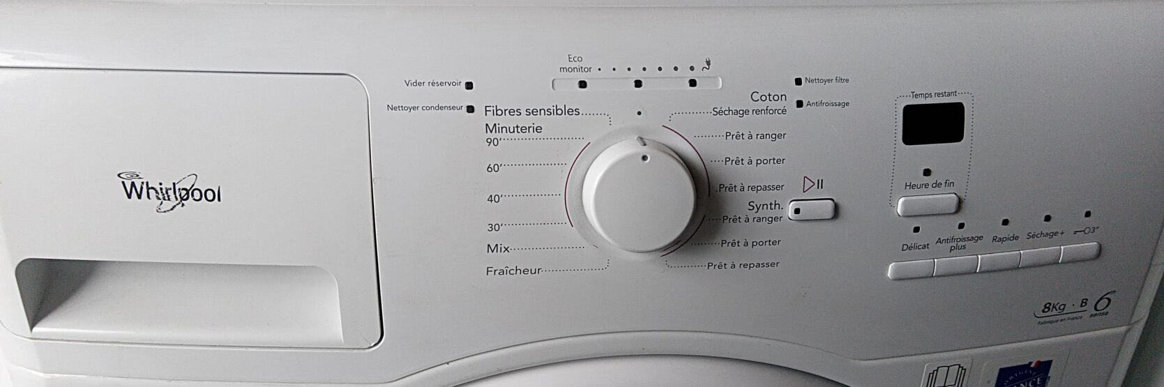 Sèche Linge à Condensation WHIRLPOOL