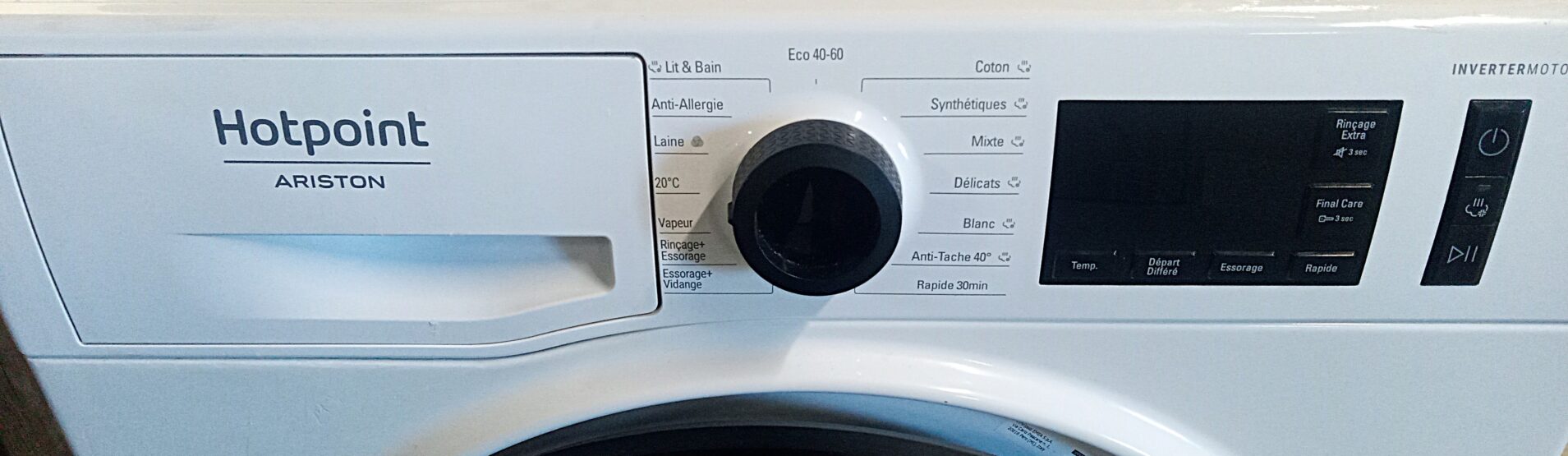 Lave linge hublot HOTPOINT -ARISTON